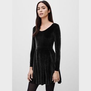 Aritizia Talula Lambeth Black Velvet Dress